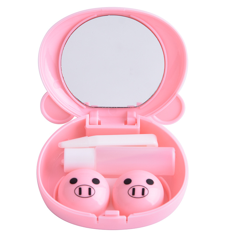 Picture of Animal Series Contact Lens Case Contact Lens Companion Box Cartoon Shape Contact Lens Nursing Box Portable