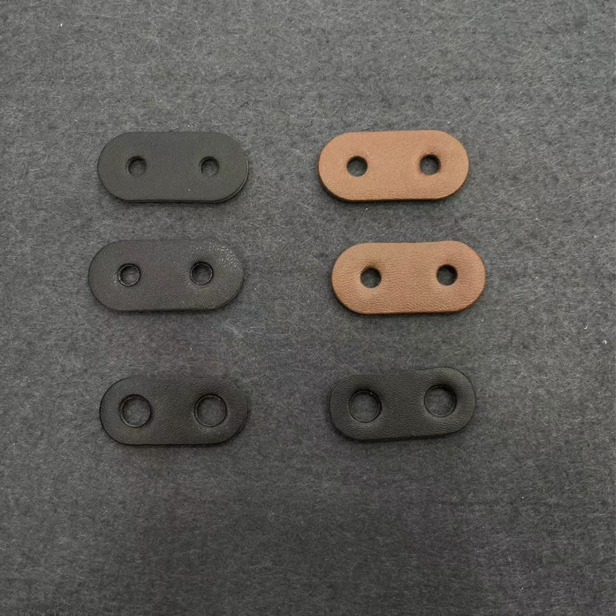 Double-sided PU leather pig nostril rope leather