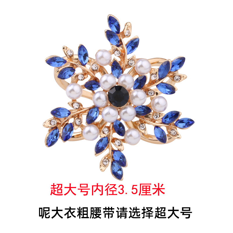 Picture of Woolen coat belt buckle buckle silk scarf buckle new scarf buckle waist buckle large windbreaker belt buckle for women