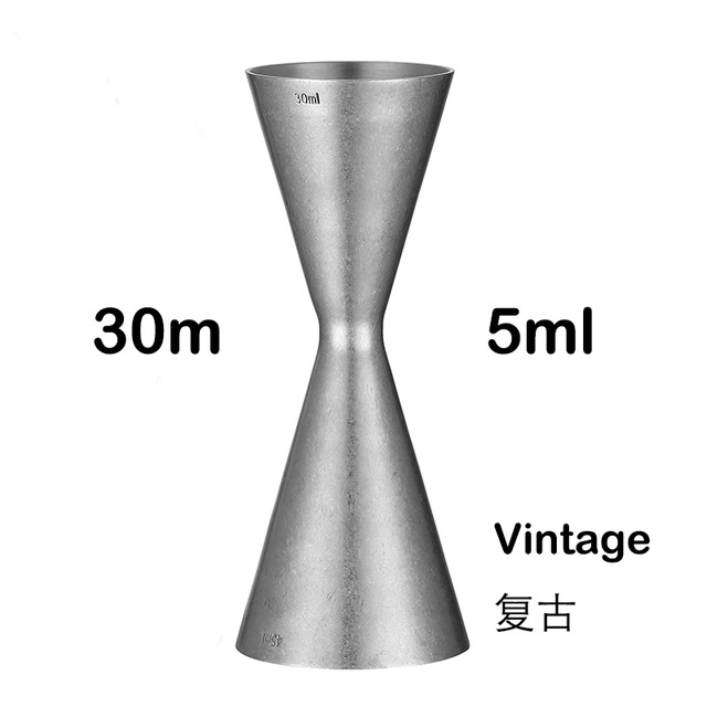 Picture of Indian-style wine measuring device Full Cup bartending double-headed measuring cup 30/60 bartender special oz cup Jigger