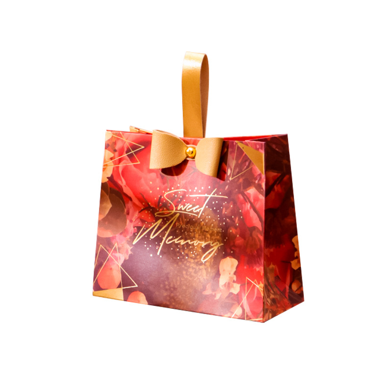Picture of Creative European wedding wedding red candy box wholesale high-end bridesmaid companion gift candy gift box wholesale