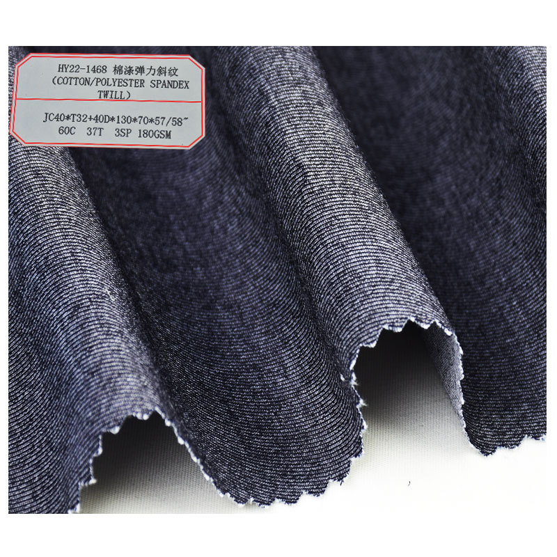Blended woven long car full Craft School uniform work casual wear shirt imitation jeans fabric