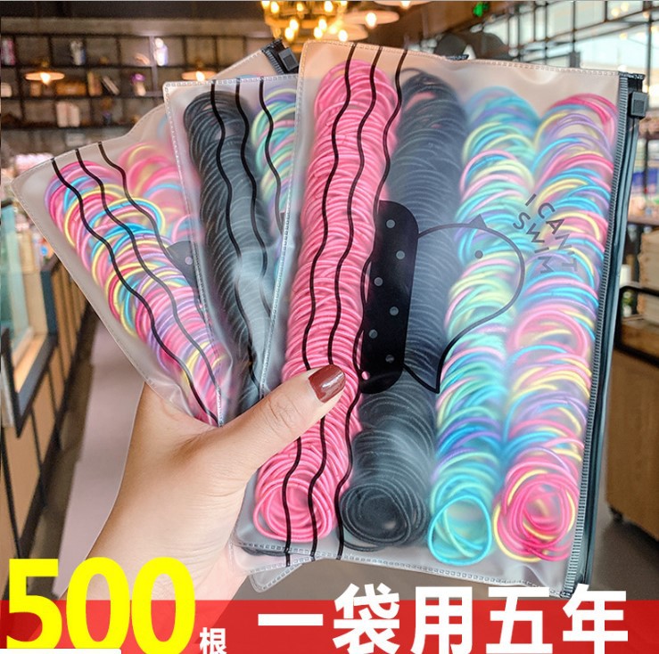 Elastic Hair Bands for Girls, Small Hair Ties for Children, Rubber Bands for Girls and Babies, High Elasticity Hair Accessories