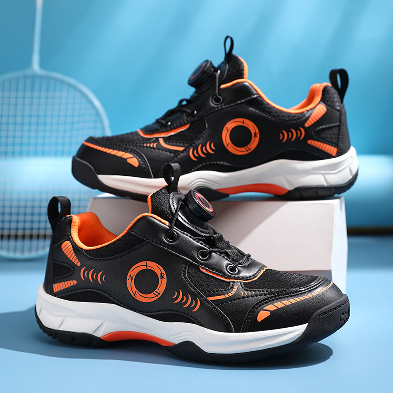 New Lightweight and Breathable Badminton Casual Non-Slip Mesh Sports Shoes for Men, Women and Kidsren, Professional Competition Training Shoes
