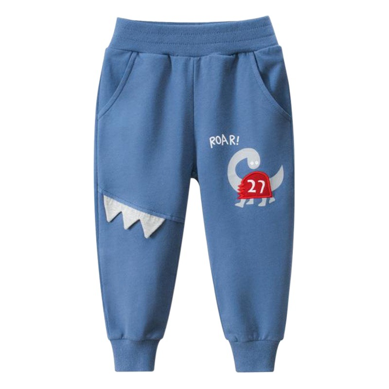 Picture of 27Kids Korean Style Kidsren's Clothing Spring New Products Wholesale 2024 Kidsren's Pants Dinosaur Sweatpants One Piece Consignment