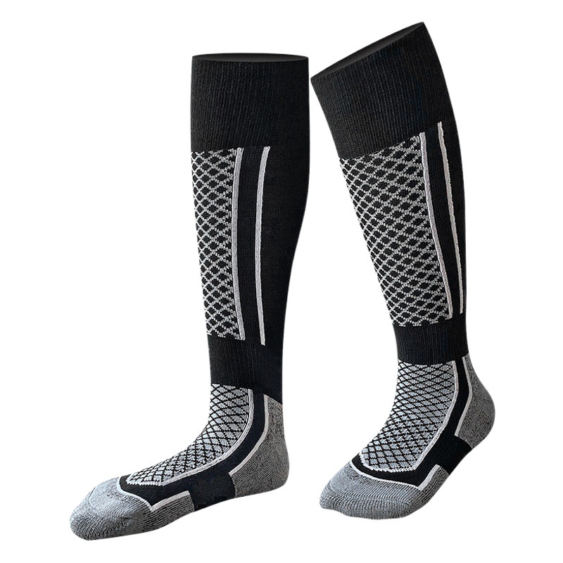 Professional children's ski socks single and double board long tube snow socks thickened autumn and winter warm adult outdoor hiking towel socks