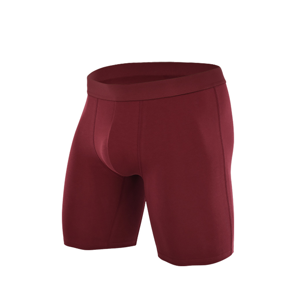 Picture of Pure Cotton Anti-Wear Leg Boxer Briefs American Trendy Underwear Amazon Cross-Border Wholesale Sports Long European and American Underwear for Men