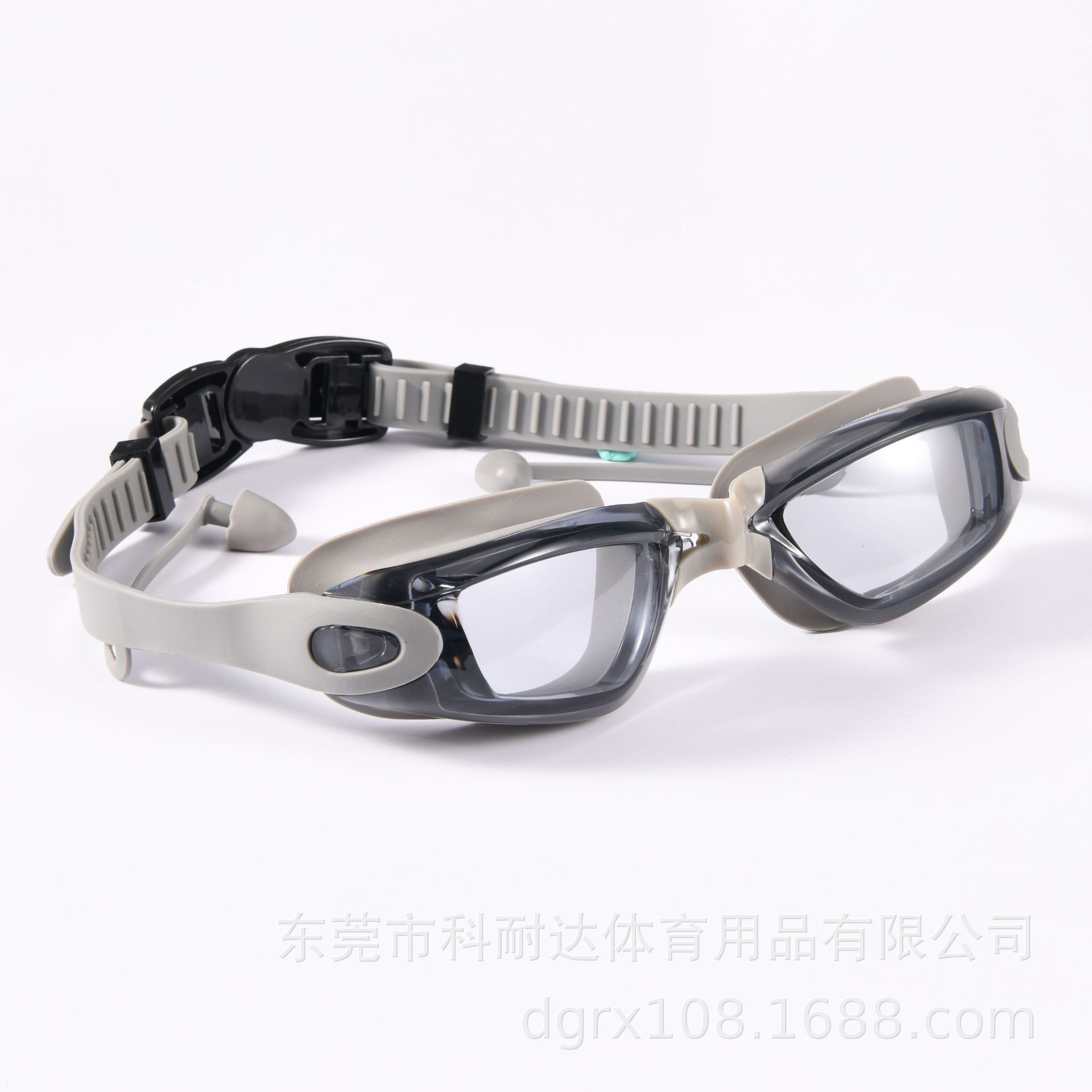Picture of Swimming Goggles Wholesale Waterproof Anti-fog HD Flat Light Myopia Adult Swimming Glasses Large Frame Swimming Goggles