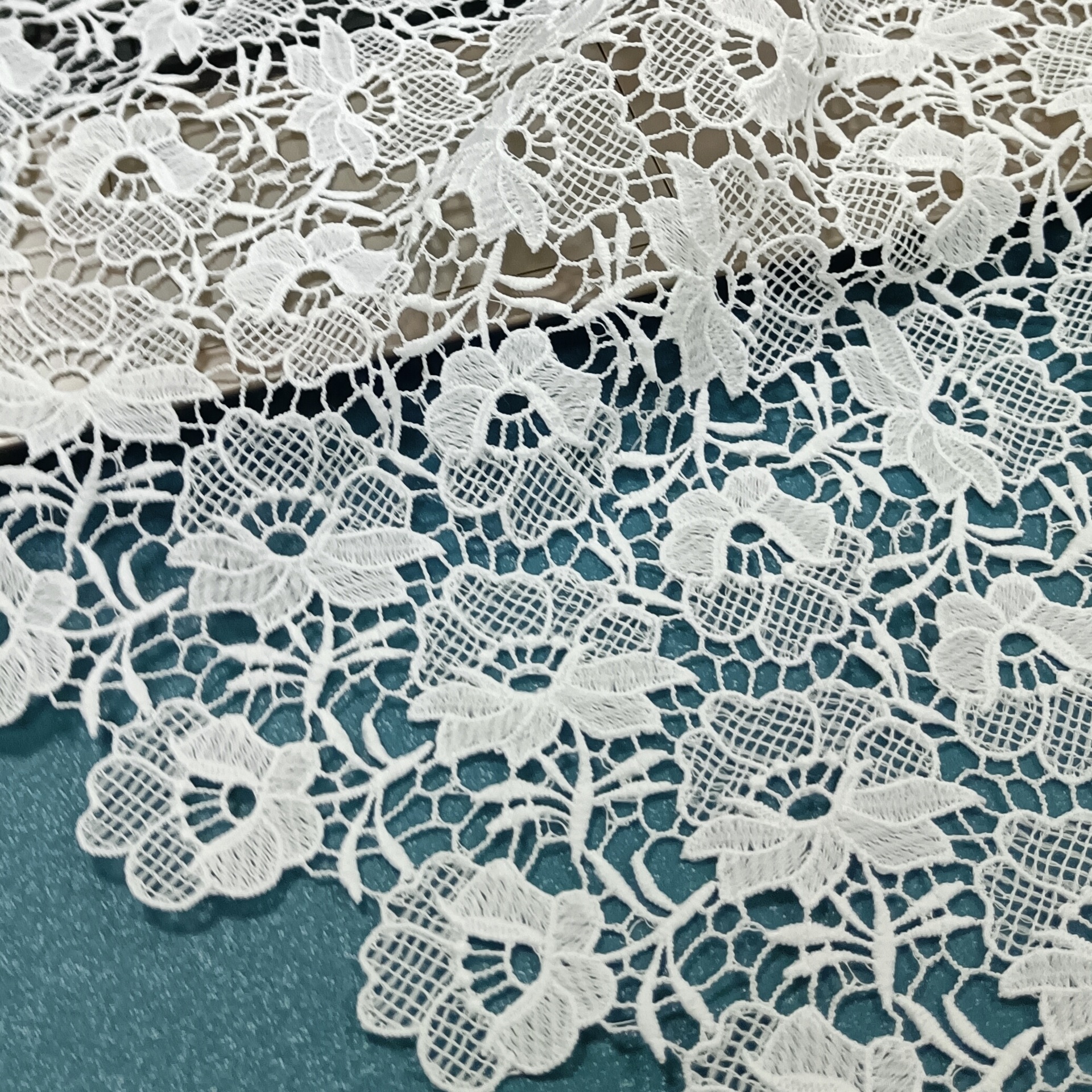 Water-soluble milk silk fabric exquisite thin line lace accessories handmade DIY clothing clothing fabric