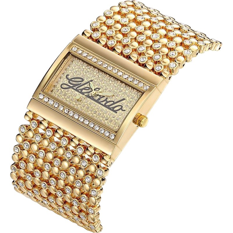 G & D Geston IP Electroplated Watch Non-mechanical Watch Explosions Diamond-encrusted European and American Women's Watch Factory Outlet