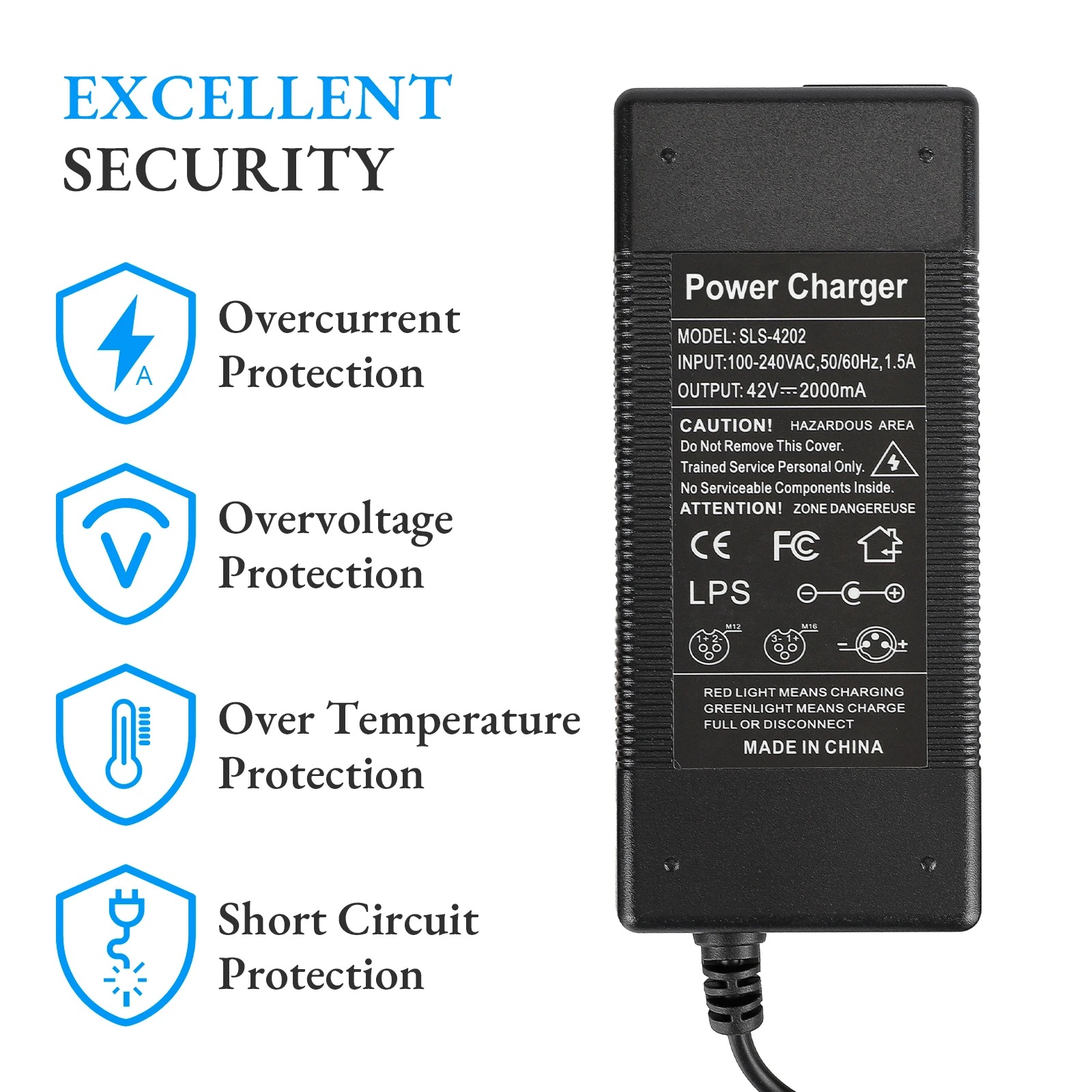 Picture of Suitable for Electric Scooter Charger 42V2A for M365 Pro No. 9 Es1 Es2 Battery Charger