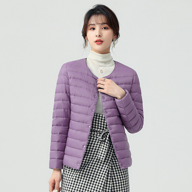 Picture of Autumn and winter 2024 new lightweight down jacket liner light thin fashion warm down jacket women's short