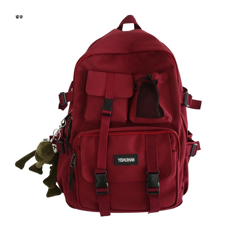 Picture of ins schoolbag women's Korean-style Harajuku ulzzang high school student junior high school student simple backpack men's large capacity backpack