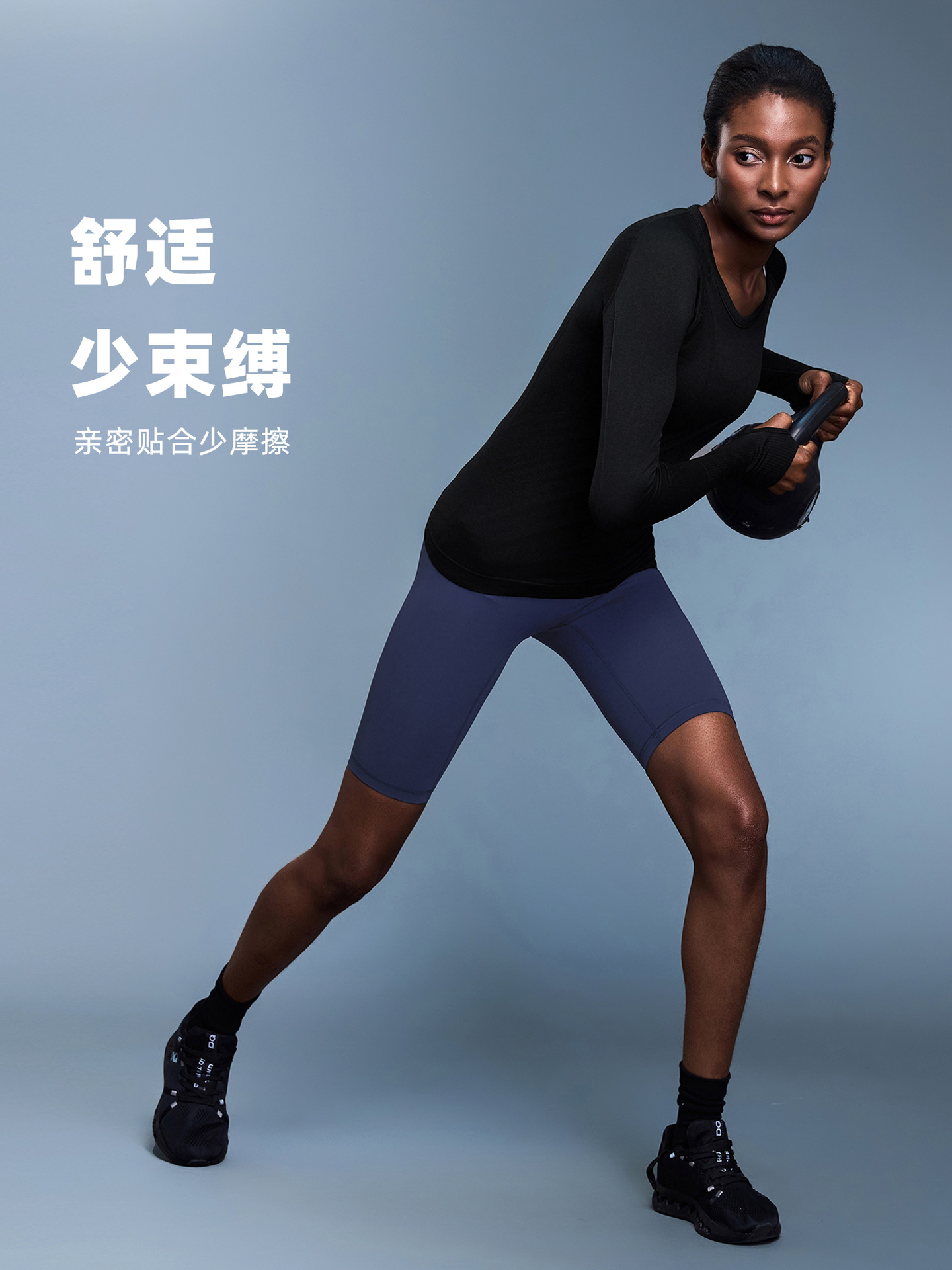 Picture of Cross-Border New Quick-Drying Top Long-Sleeved Women's Sports Running Fitness Breathable Seamless One-Piece Yoga Wear D19083
