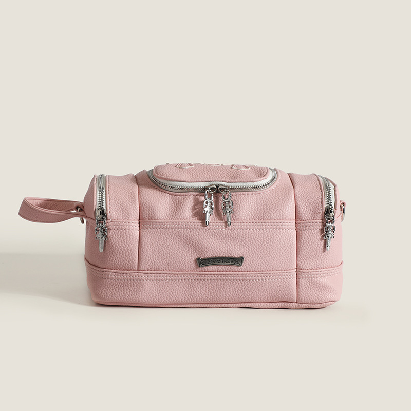 Picture of Good morning Fan Fan 2023 New wash cosmetic bag female Crowe large capacity portable ins storage travel bag