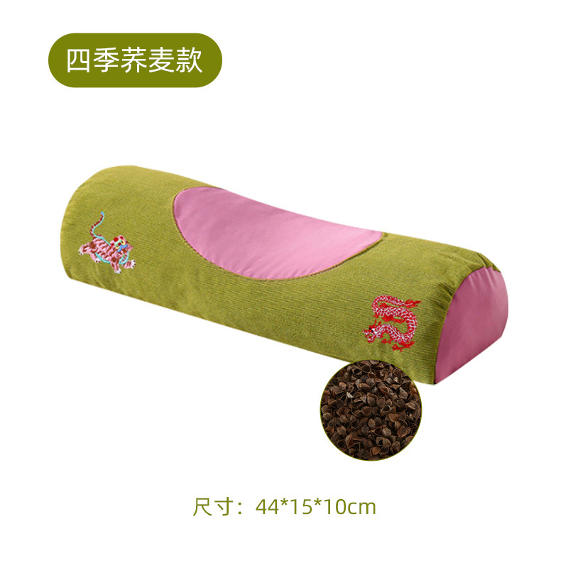 Picture of Cervical Triangle Pillow Adult Neck Pillow Wheat Shell Pillow Office Lunch Break Sleeping Pillow Sleeping Cervical Pillow