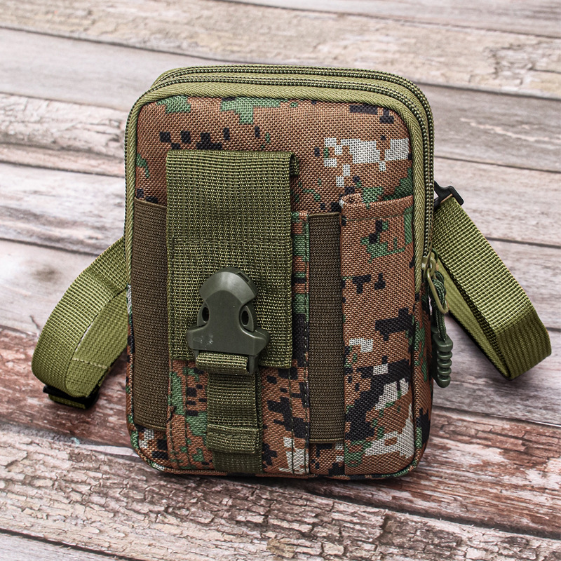 Picture of Men's New Waist Bag Mobile Phone Bag Construction Site Bag Crossbody Men's Coin Purse Wear Belt Bag