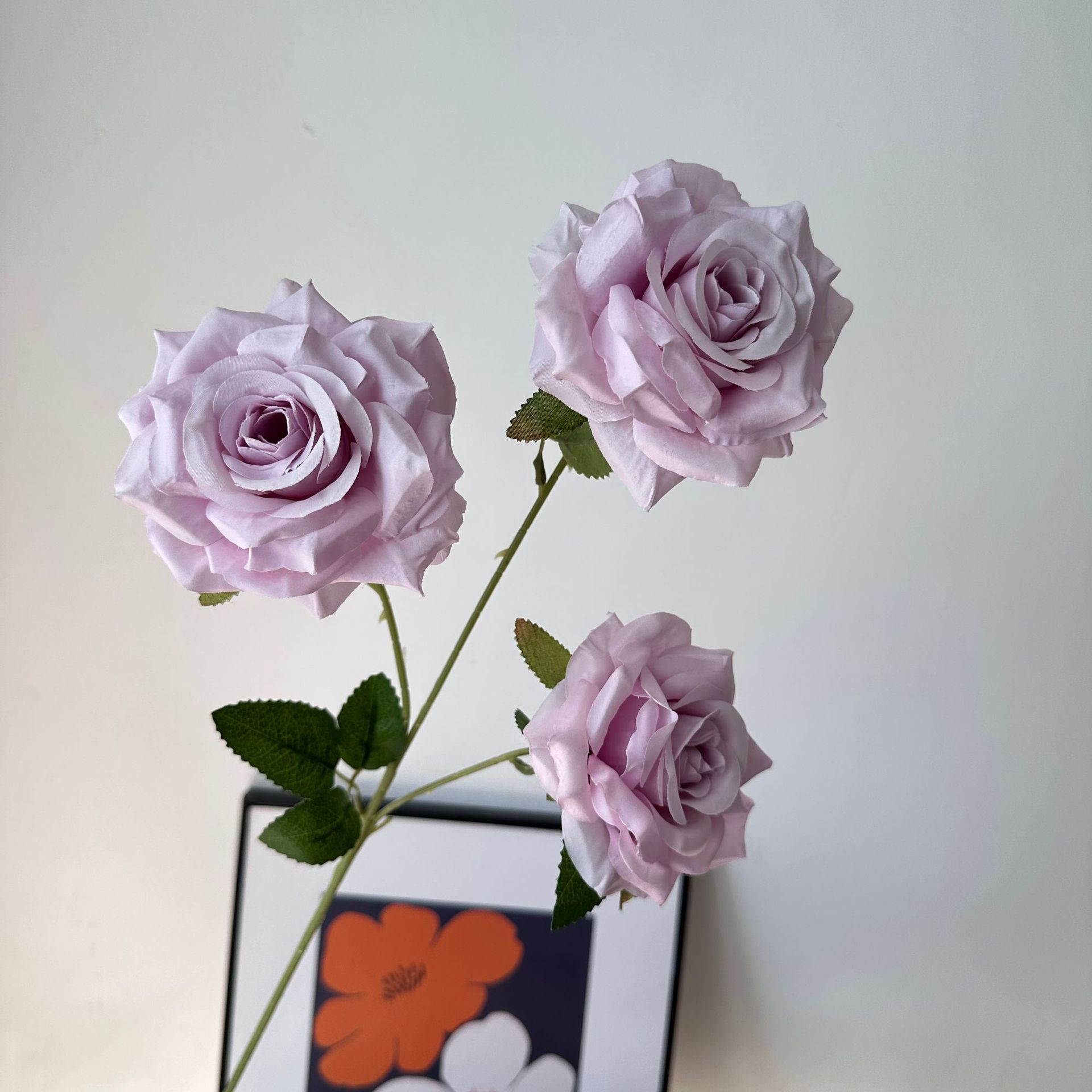 Picture of New 3-Head Diamond Rose Artificial Flower Wedding Hall Decorative Flower Artificial Flower Amazon Export Bouquet Rose Flower