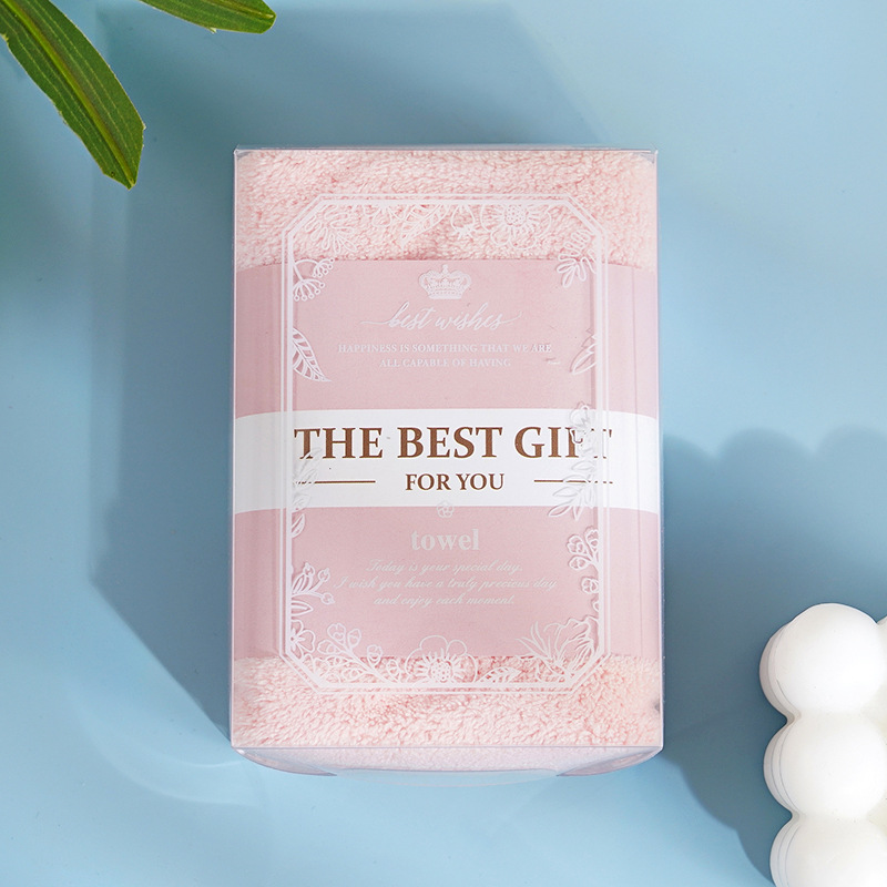 Picture of Bear Towel Companion Gift Box Wedding Return Gift Wedding Company Event Gift Gift Wholesale Coral Velvet Gift Box