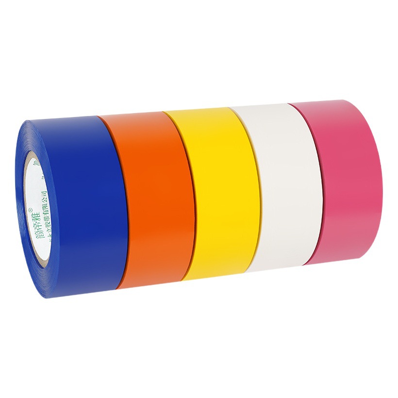 Red black and white blue green yellow express packaging sealing plastic cloth packaging sealing goods marking color tape wholesale