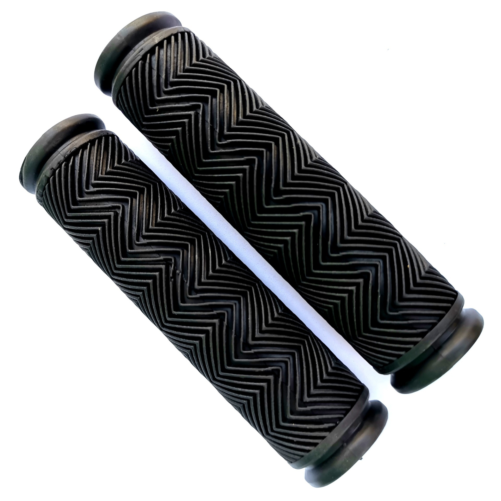 Mountain Bike Double-Pass Water Pattern Rubber Bicycle Grip Handlebar Cover Bicycle Auxiliary Handlebar Colorful Comfortable Hand Riding Supplies