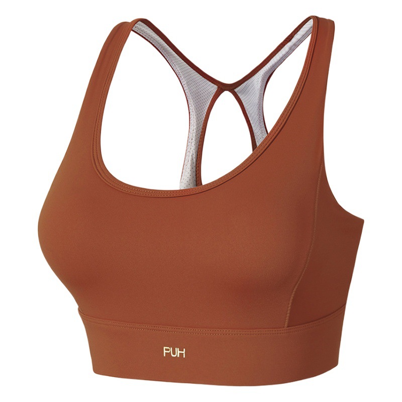 New One-piece Beauty Back Sports Underwear Running High Strength Shockproof bra Yoga Vest Collecting Accessory Milk Fitness bra