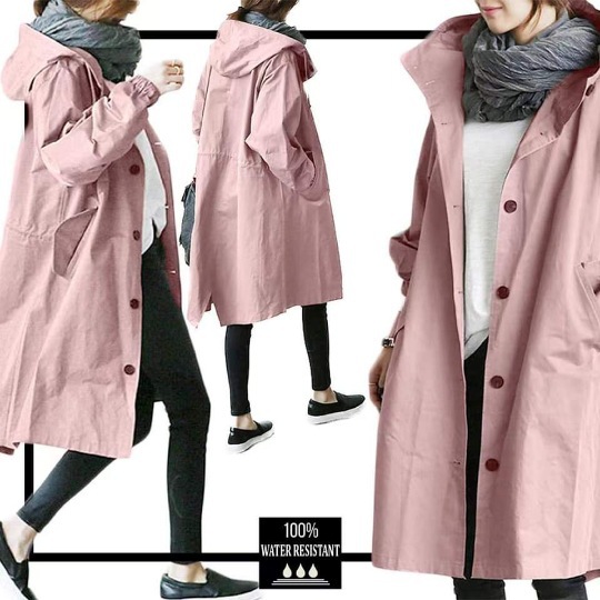 Picture of 2023 New Women's Windbreaker Autumn Mid-Length Small Casual Style Waist 8 Colors Select Fashionable and Easiest for Match