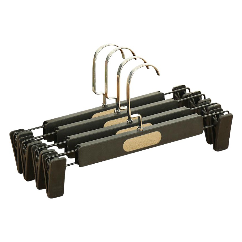 Non-slip plastic pants rack pants clip wholesale clothing store pants rack rotating hanger pants hanger clip skirt clip