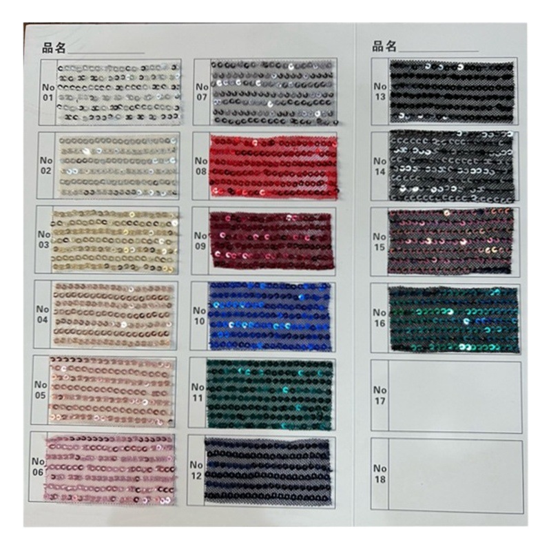3mm Straight Sequin Fabric Vertical Strip Stretch Mesh Bead Embroidered Cloth T-Table Dress Dress Wedding Dress Sequin Cloth