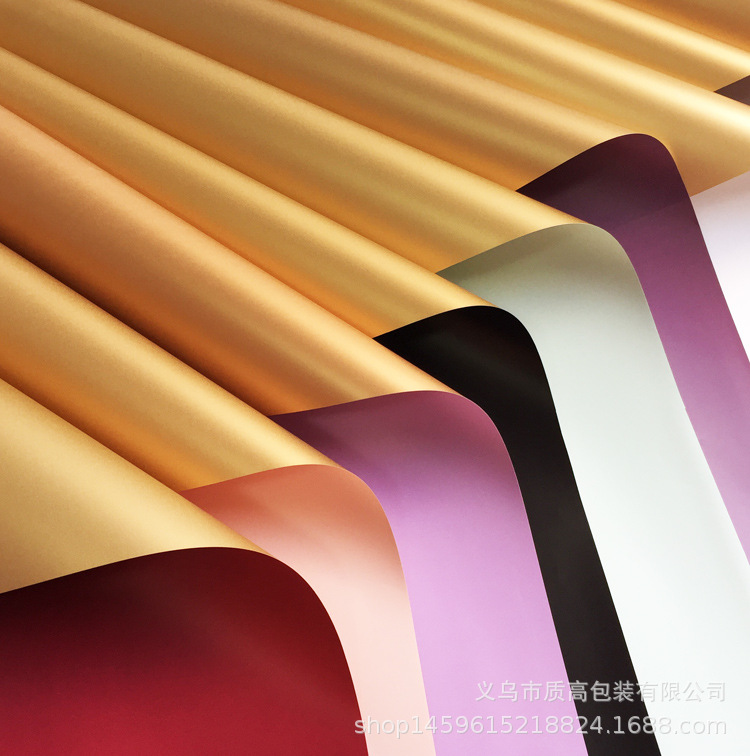 Flower Packaging Gilt Ouya Paper Accessible Luxury Gift Bouquet Packaging Materials Flower Paper Wholesale Flower Shop Materials and Supplies