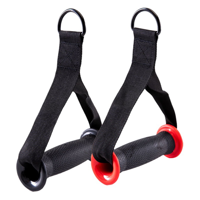 Fitness equipment accessories puller handle handle door clip home resistance rope handle elastic rope grip cross-border