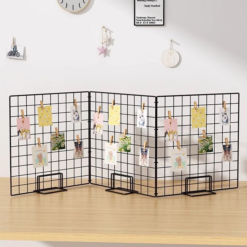 Picture of Grid Display Rack Kindergarten Art Area Base Works Huancuang Shelf Stall Photo Hanging Pieces Jewelry Wire