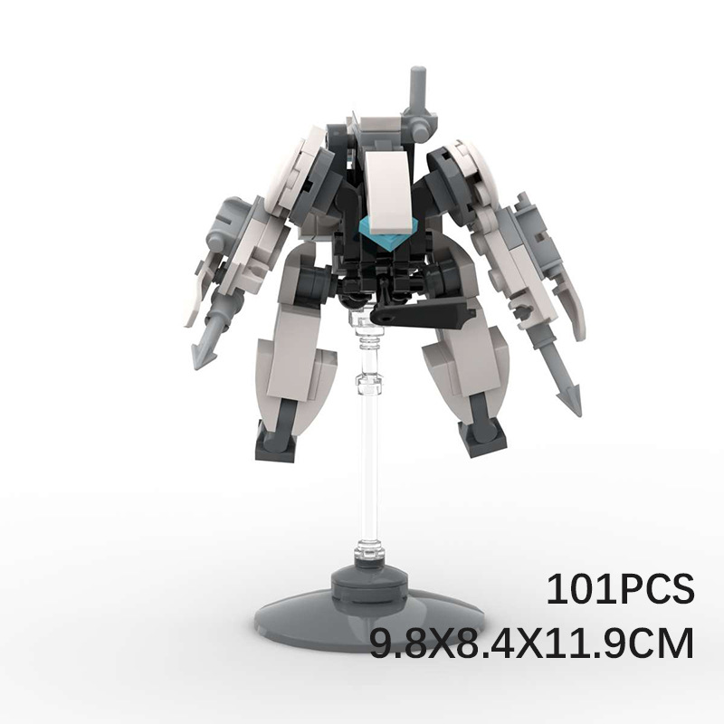 Picture of MOC building blocks compatible with Lego minicomputer assembly exoskeleton robot educational ornaments hand-made DIY building blocks
