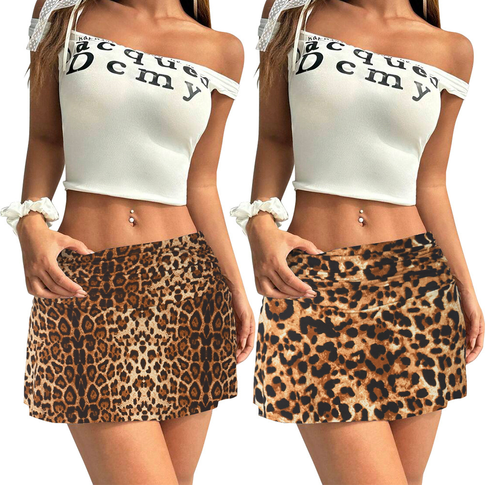 European and American Summer Amazon Wish Fashion Sexy Spice Girl Super Elastic Girl's Nightclub Hip Skirt