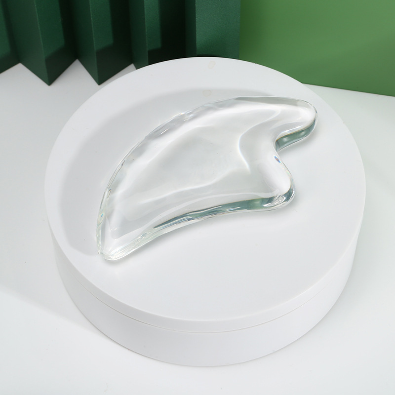 Picture of Shake Tone Same Style Crystal Scraping Board Transparent Facial Beauty Slim Face Scraping Artifact Facial Massage Crystal Board