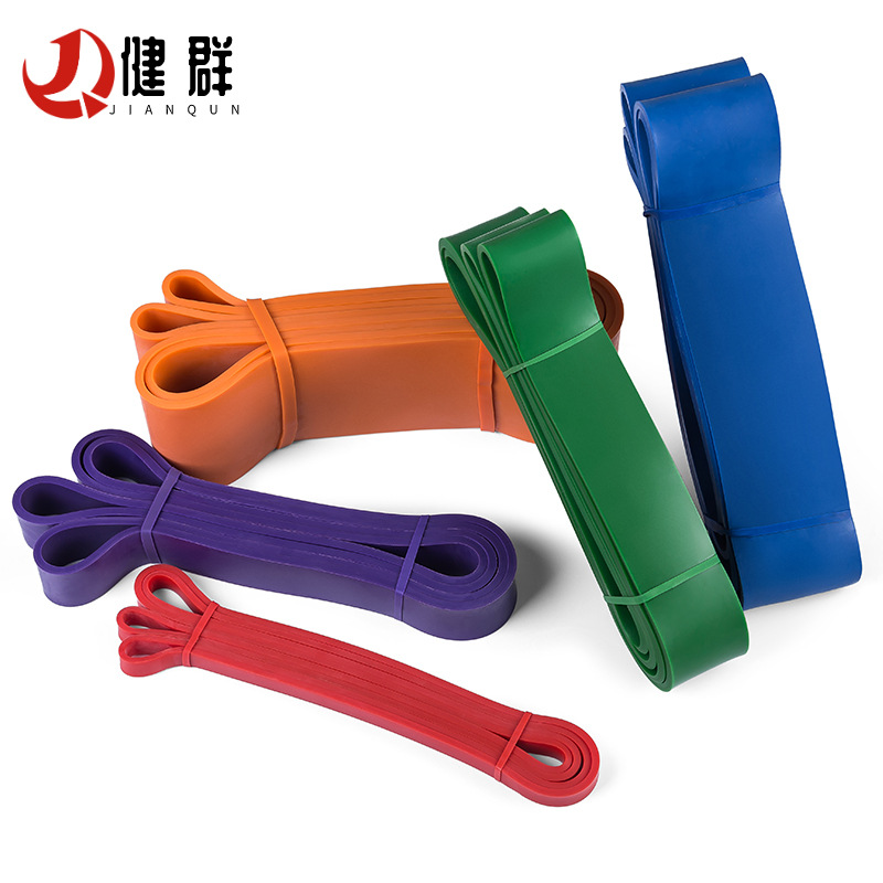 Picture of Latex Tpe Sports Fitness Resistance Band Pull Band Elastic Rope Pull-Up Auxiliary Buttocks Unisex