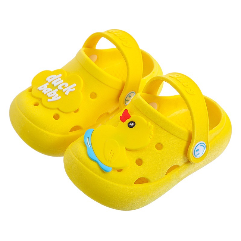 Children's Slippers Summer Boys' Indoor Non-Slip Household Cartoon Baby Girl Soft Bottom Toddler Sandals