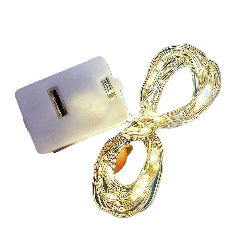 Small Led String Lights, Colorful String Lights, Flower Bouquet Gift Box, Cake Holiday Decoration Lights with Small Flashing Lights for Indoor Use