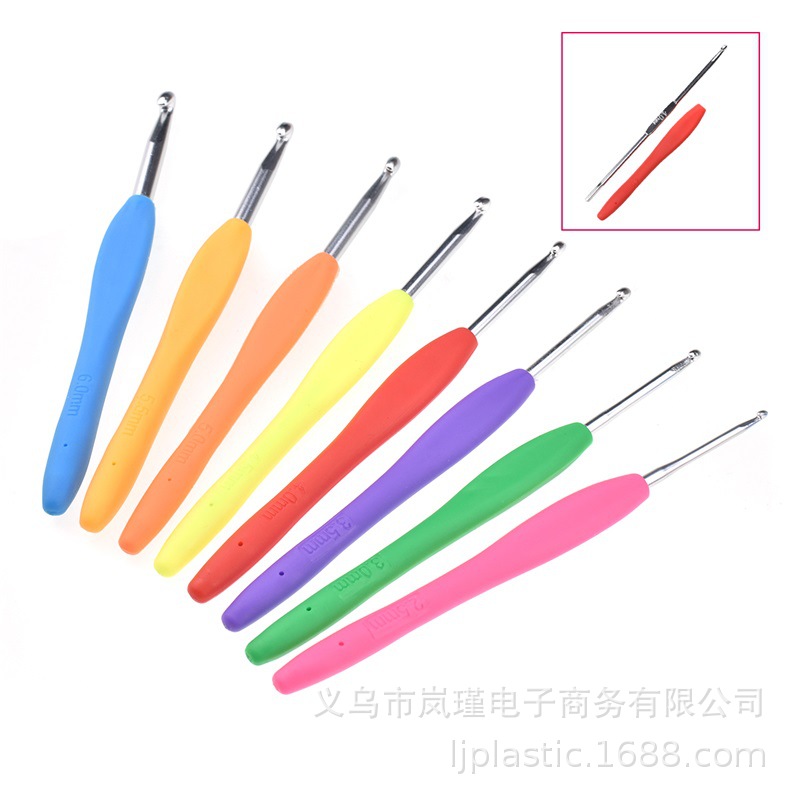 Picture of Hot Sale 53 Piece Set Crochet suit Hand-made DIY Knitting Tools Hook Needle Full Set Sweater Needle Knitting Soft Handle Crochet