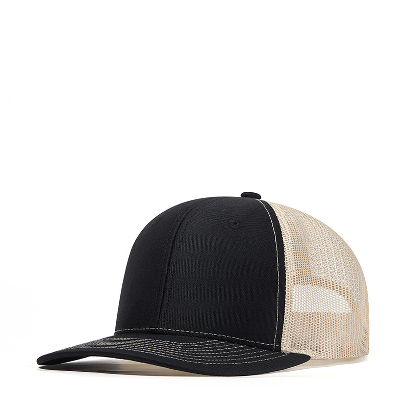 Picture of Wish Micro Bend Hat Rim Truck Hat Men's Outdoor Sun Shading Net Hat Mountaineering Fishing Truck Drivers Hat