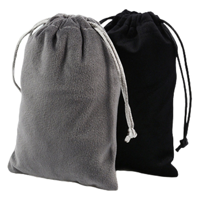 Factory spot beam storage bag bag jewelry 10*15 flannel bag mobile phone mobile power gift packaging bag