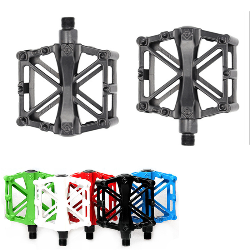 Boxed bicycle ball pedal light aluminum alloy mountain bike dead flying pedal riding equipment parts