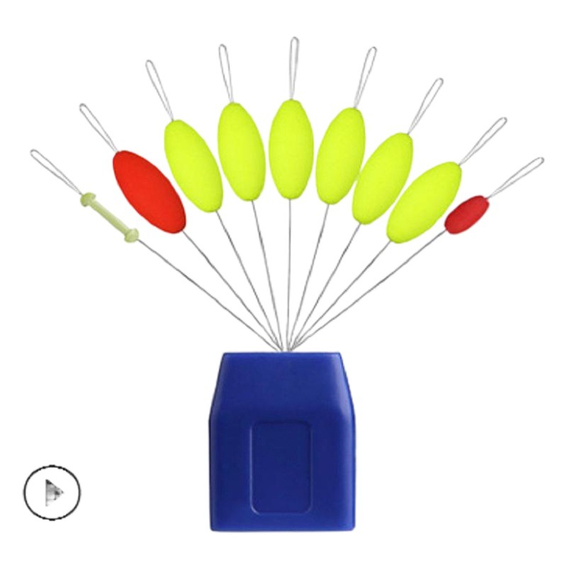 7+2 seven-star drift line Group float traditional fishing cylindrical float wild fishing olive-shaped fishing float bulk