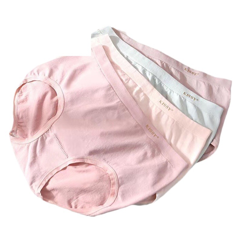 Kissy Nude Elastic Underwear for Women, Breathable Graphene Antibacterial Mid-Waist Tummy Control Butt-Lifting Seamless Briefs for Summer Without a Naked Feeling