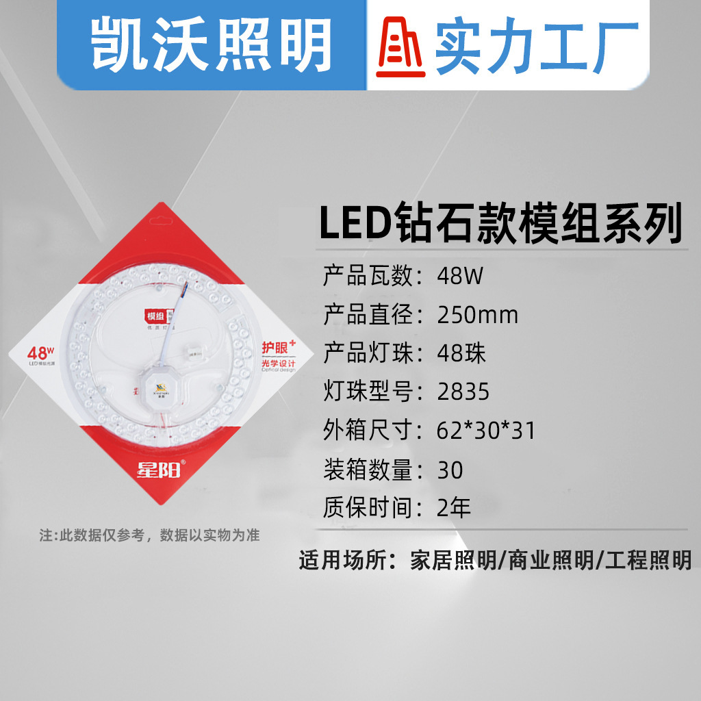 Picture of Led Wick Ceiling Lamp Led Replacement Core Magnetic Light Source Module Modification Replacement Module Light Source Ed Lamp Panel