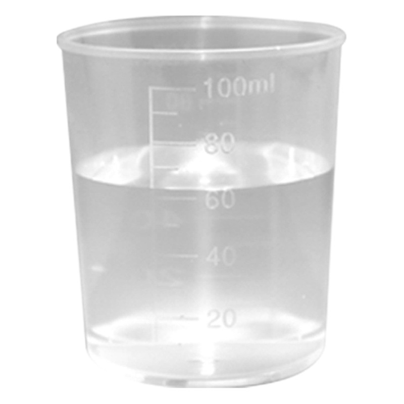 Plastic Measuring Cup 15/20/30/50/100ml plastic laboratory scale measuring cup liquid sampling sub-packaging Cup