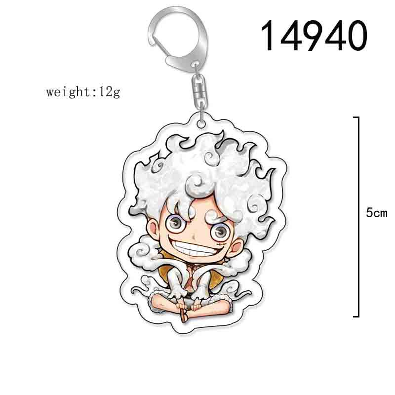 Picture of Cartoon hang one piece peripheral acrylic keychain pendant lufeiqiao barosolon esanzhi Sabo
