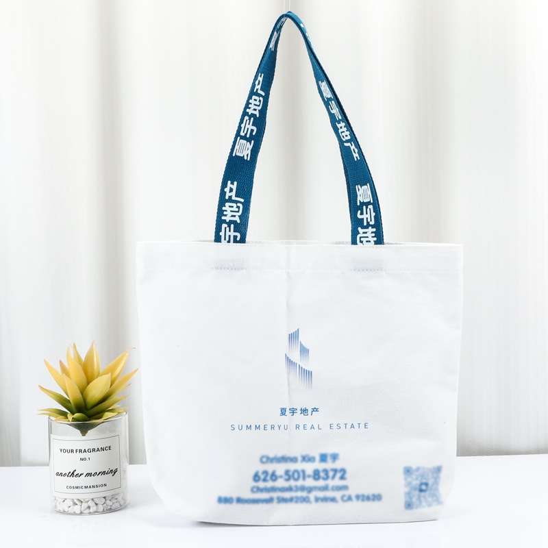 Customized Canvas Bags with an Instagram-Worthy, High-End Feel, Student Training Book Bags, Real Estate Advertising Promotional Gift Bags, Canvas Bags