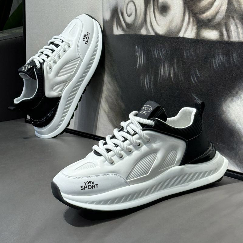 Autumn Cross-Border Men's Shoes, Comfortable and Trendy, Soft-Soled Sports and Casual Shoes for Men, Thick-Soled Heightening Running Dad Shoes for Men