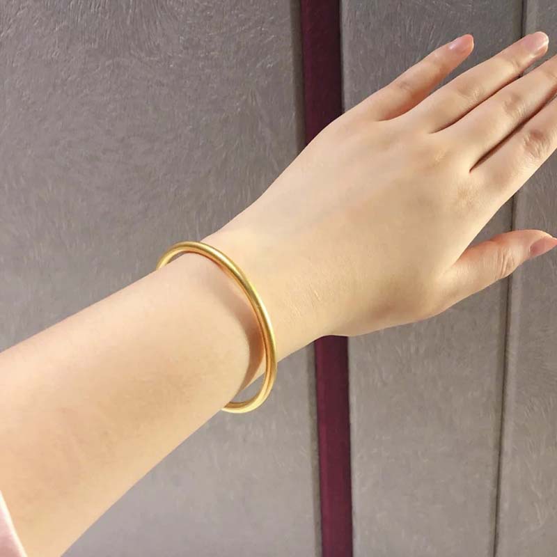 Shake the sound of the same little red book Ancient frosted bracelet gold-plated heritage jewelry Vietnam ancient hand jewelry gift